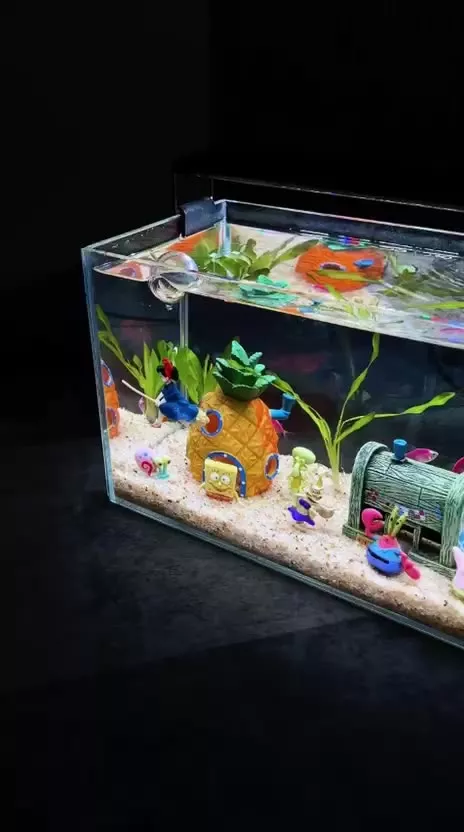 my-11110105-6v6xb-mib6pb1opse830_cover.webp Mini Aquarium Decoration Cartoon Cute Figure Simulation Aquascaping Resin
