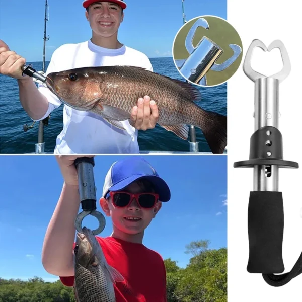my-11134207-7r98v-lphh8k7dtmxdd9.webp Stainless Steel Fish Lip Grip Fish Controller High Quality Fishing Gripper Multifunction Fishing Accessories