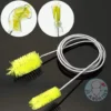 Multi Length Stainless Steel 2M Aquarium Lily Pipe Double Head Cleaning Spring Brush