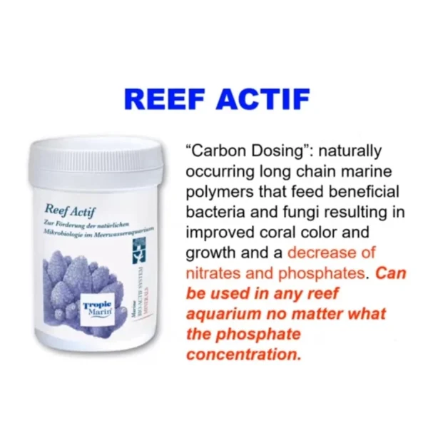 Reef Actif Bacteria Food Boost Your Aquarium Nitrifying And Denitrifying Bacteria