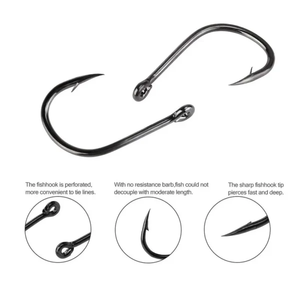 sg-11134201-23020-6wf9zhefkqnv5e.webp 500 Pieces Set Strong Carbon Steel No 3 12 Fishing Hooks Single Circle Fishing Hook Fly Fishing Jip Barbed Carp Hooks Sea Tackle Accessories