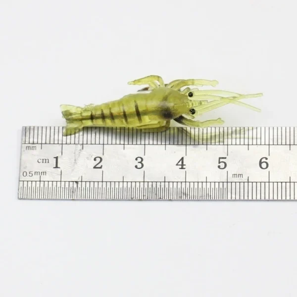 sg-11134201-7qvcy-lgxohg8osukr45.webp Soft Simulation Shrimp Prawn Lure Hook Tackle Bait Fishing Lures Artificial bait Luminous Shrimp 4cm