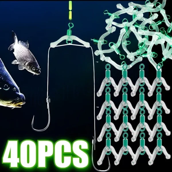 10Pcs Fish Hook Splitters 8 shaped Silicone Elastic Splitter Fishing Gear Accessories Anti Tangle Fishing Line Organizer For Fishing Enthusiasts