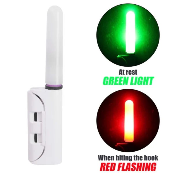 sg-11134201-7rbms-lm0dookwg8xld6.webp Explosive Flash Fishing Rod Lightstick Removable LED Float Pole Light CR425 Battery Glow Stick Snap on Electronic Pole Light Outdoor Fishing Tackle