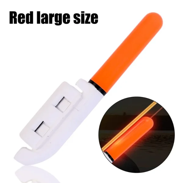 sg-11134201-7rbnb-lm0doot82o9lac.webp Explosive Flash Fishing Rod Lightstick Removable LED Float Pole Light CR425 Battery Glow Stick Snap on Electronic Pole Light Outdoor Fishing Tackle