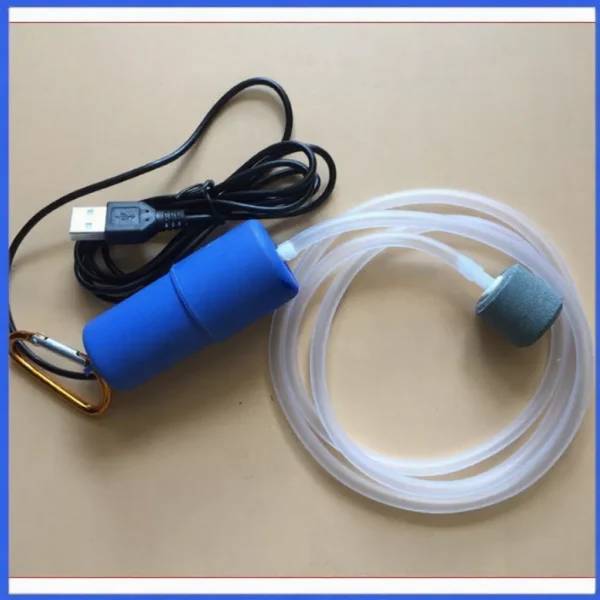 Portable Mini USB Aquarium Fish Tank Oxygen Air Pump Mute